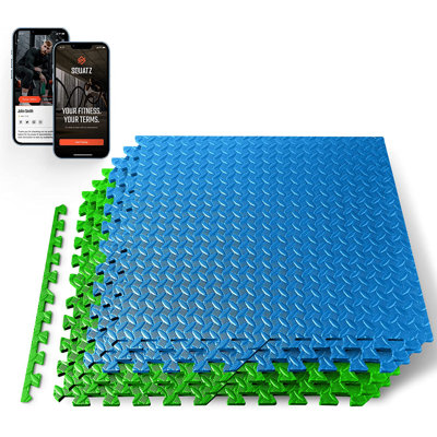 Thick Puzzle Exercise Mat, EVA Foam Interlocking Tiles Protective Flooring for Gym Equipment and Cushion