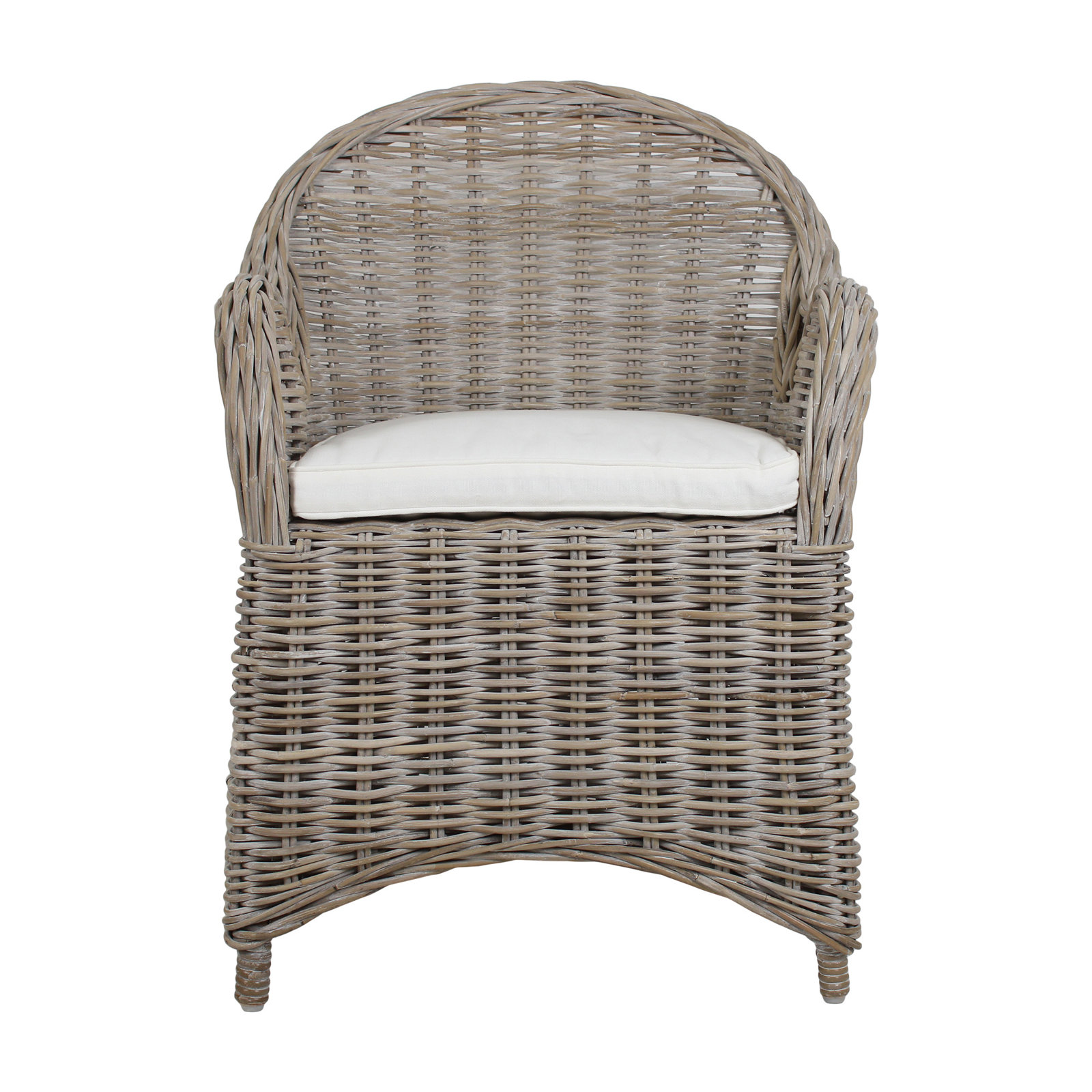 Attina Upholstered Armchair, Gray