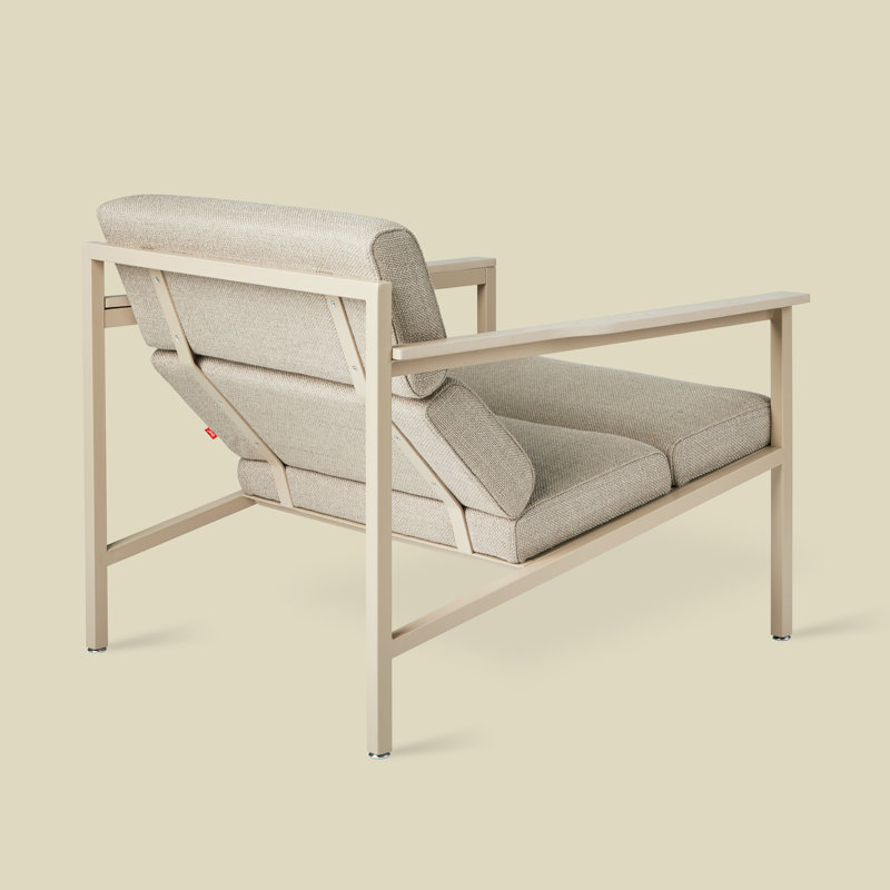 Fauteuil Halifax de 81,28 cm de large Halifax, Panier Andorra Amande Performance, Latté