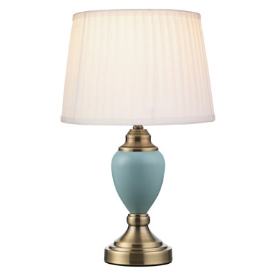 Southall Touch Metal Ceramic style  Bedside Table Lamp