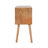 Furnary Mid-Century Modern Wood Nightstand With Hidden Compartments And Rattan Detailing-116999791-125965199