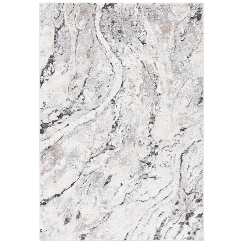 Lekesia Opal Performance Abstract Rug, Rectangle 9' x 12'