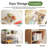 2 Pack Fridge Organizer Bins With Pull Out Drawer,Stackable Storage Drawer, Clear Refrigerator Organizers And Storage,Save Vertical Space For Kitchen Cabinet Pantry,13.4X 4.96 X 4.3 In