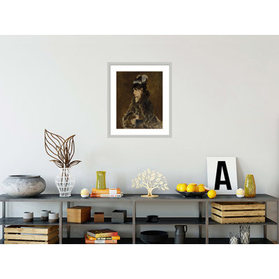 «Berthe Morisot with a Muff» par impression giclée encadrée