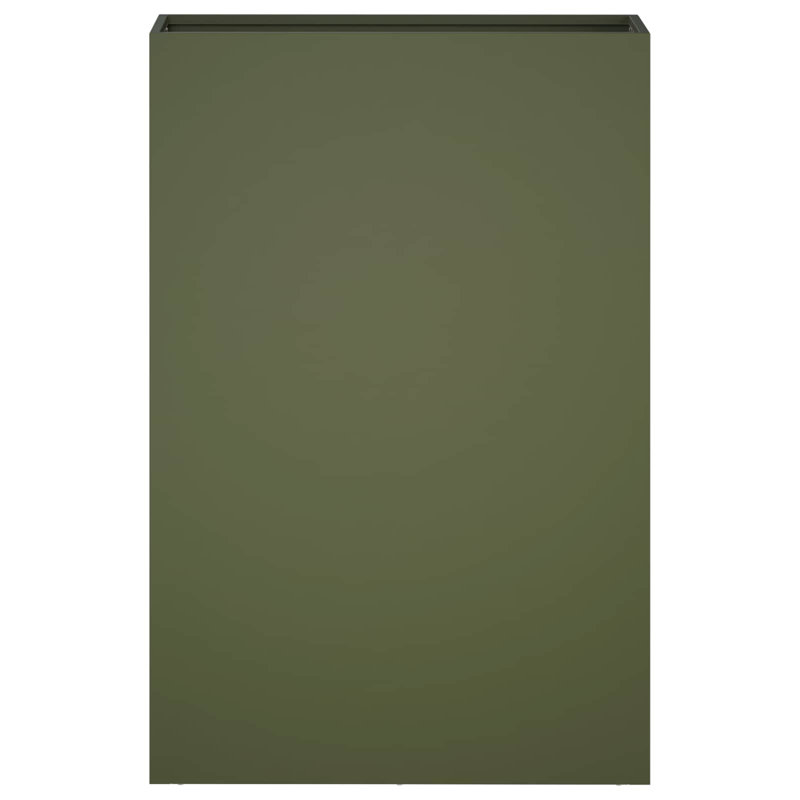 Outdoor Planter Box, 75cm H x 40cm W x 20cm D, Olive Green