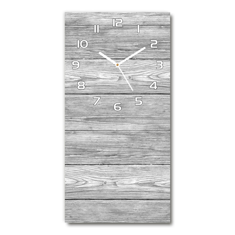 Ingvars Glass Wall Clock, Grey/White