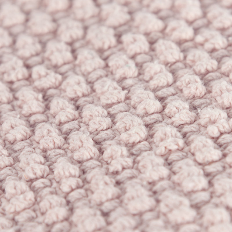 Housse et insert de coussin décoratif en coton Saskatia, Rosé
