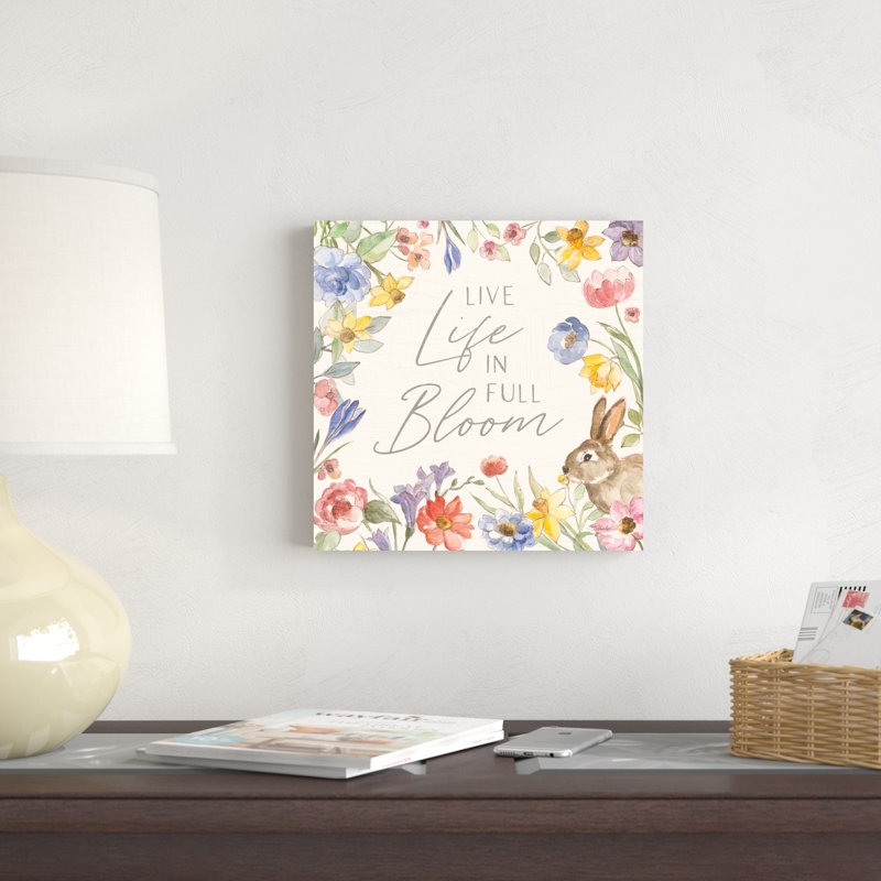 Happy Easter II - Wrapped Canvas Print, 12" H x 12" W x 1.25" D
