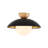 Briceson Modern Glass Bubble Flush Mount
