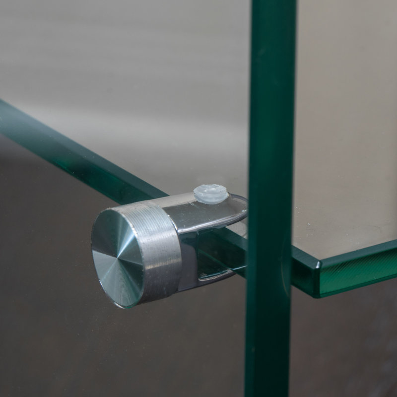 Glass Top End Table