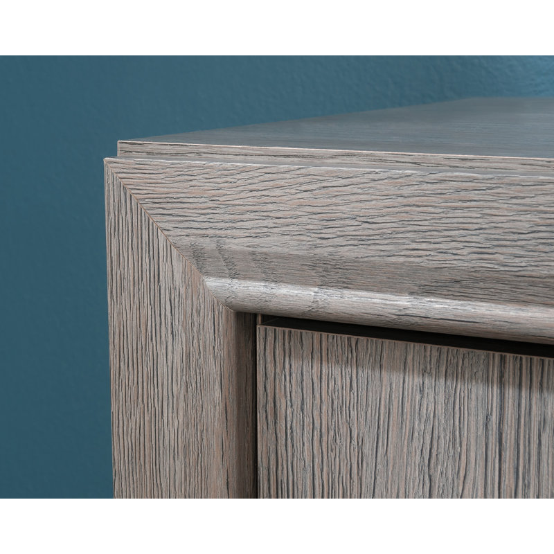 Ashen Oak 2-Door Adjustable Shelf Office Cabinet