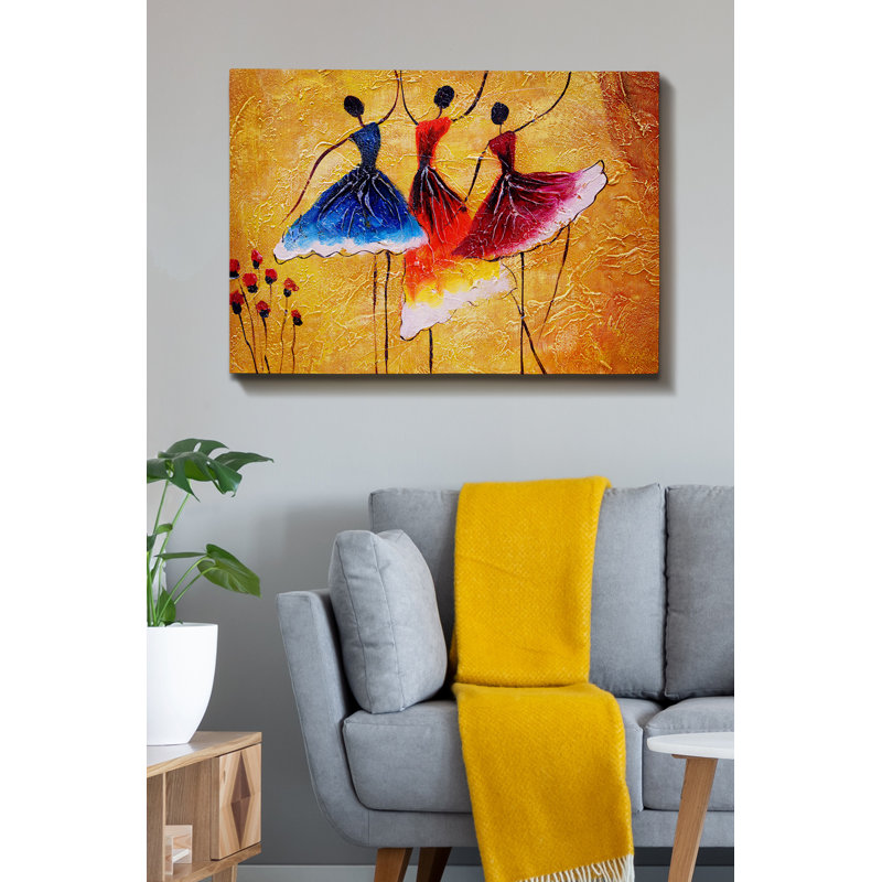 Peinture sur toile tendue