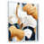 White Floater Framed