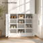 Armoire de rangement pour arbre d'entrée 90,5 po avec 12 compartiments à chaussures et tablettes