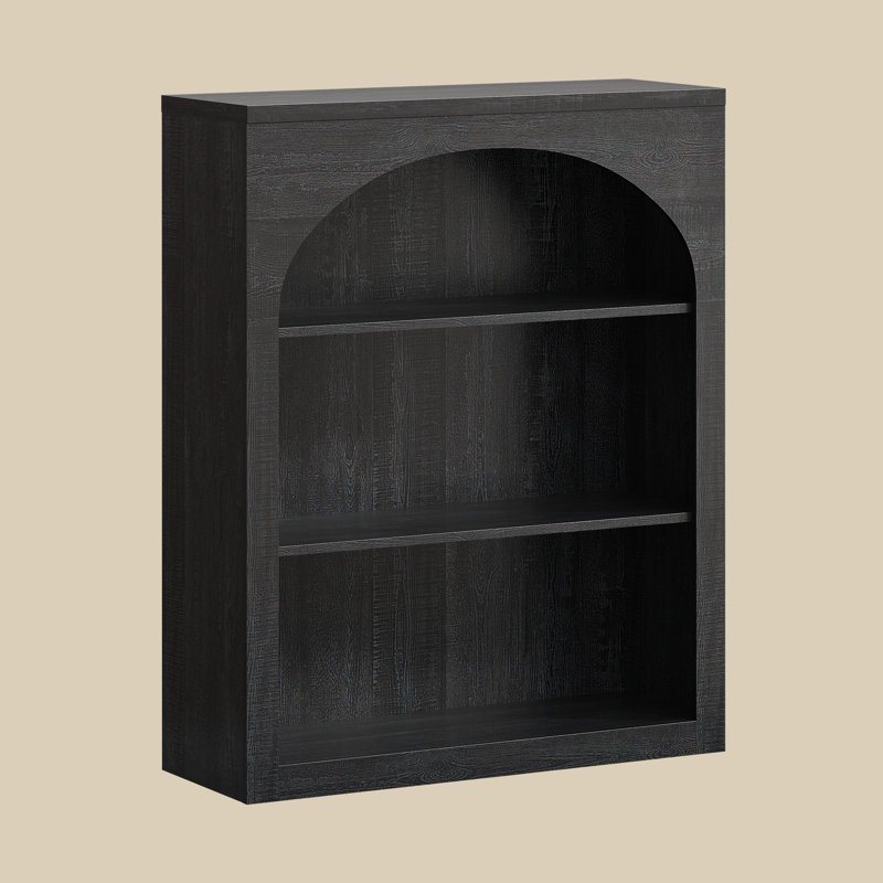 Petite bibliothèque modulaire avec tablettes de présentation Adelle, Black