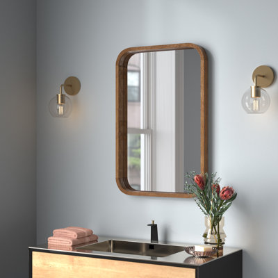 Gravley Wood Flat Mirror