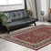 Noble Traditional Floral Red/Burgundy Area Rug