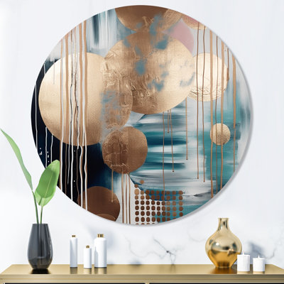 Abstract Wall Decor on Metal