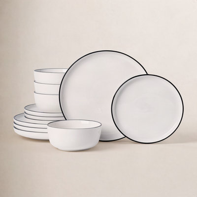 12-Piece Porcelain Dinnerware Set