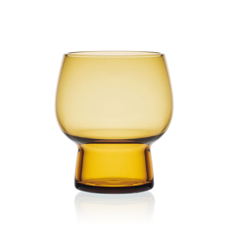 Phoebe 14 oz. Double Old Fashions Glasses, Amber