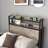 Twin Bed Frames With LED Light, Headboard, And Charging Station, Solid And Stable, Easy Assembly, No Box Spring Needed