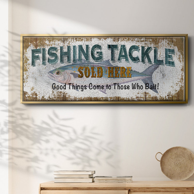 Fishing Tackle- Framed Canvas