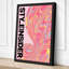 Marbled Energy Modern 1 Piece Wrapped Canvas Wall Art-1343232230-1343232233