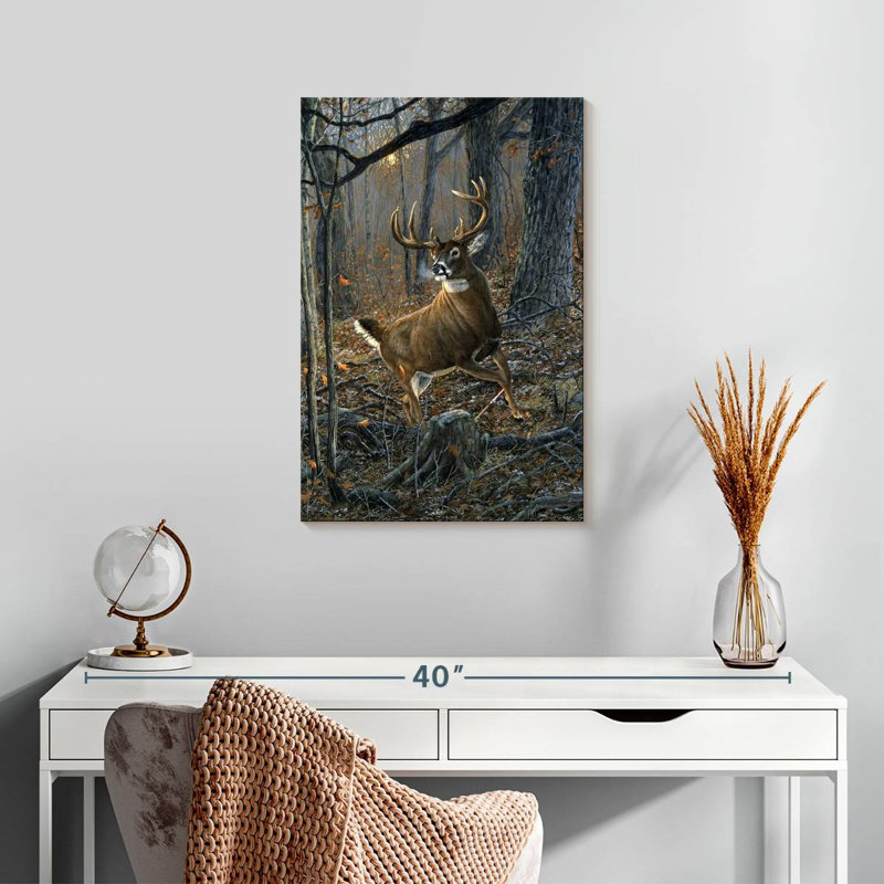 Brampt Buck Fever, 24" H x 16" W