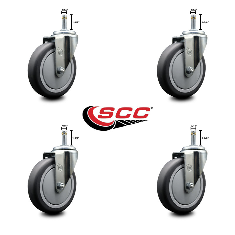 FG9T4200BLA FG9T4300BLA FG9T4400BLA Ensemble de roulettes Rubbermaid