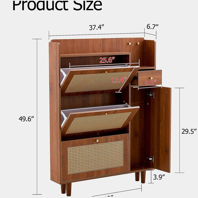 Armoire à chaussures moderne et minimaliste