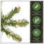 Dunhill Slim 6.5' Green Fir Artificial Christmas Tree with 350 Clear Lights with Stand-1862440856-1862440861