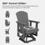 Chaise berçante rotative en PEHD Adirondack-1786168236
