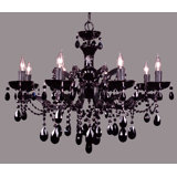 Gresham 8 - Light Glass Classic / Traditional Chandelier