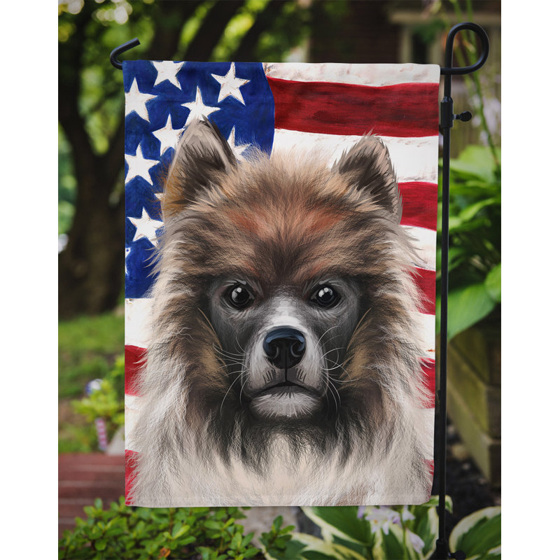 Polyester à 2 côtés 15 x 11 po drapeau de jardin, Elo