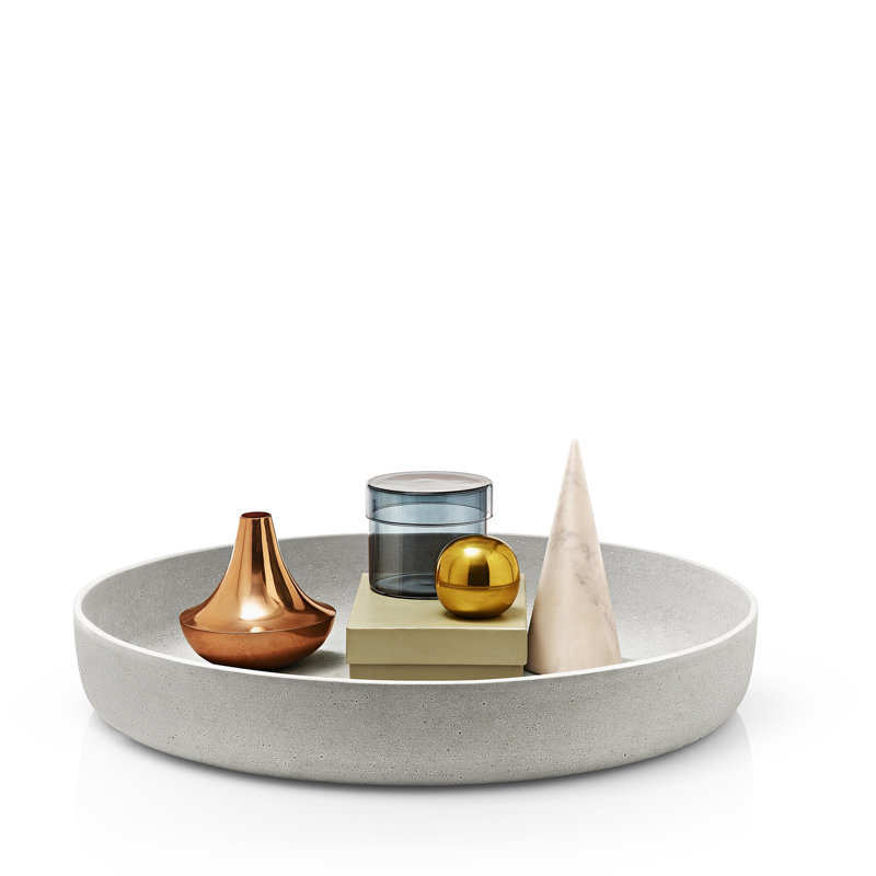 Moon Decorative Bowl, 8.5cm H x 50cm W x 50cm D
