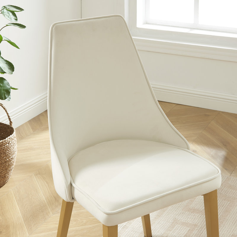 Chaise d'appoint Kober, Or, Beige