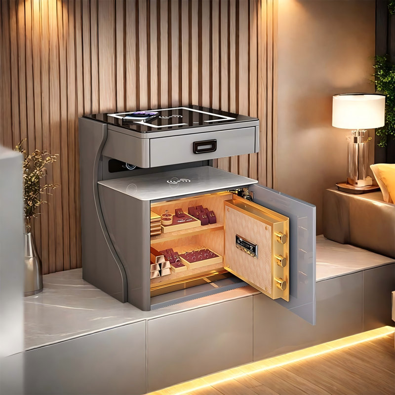 Multi-functional Smart Safe Nightstand