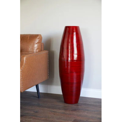 Vase de plancher en bois Tibuh
