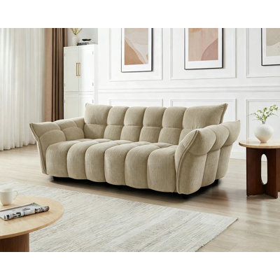 93.7" W Upholstered Modular Sofa