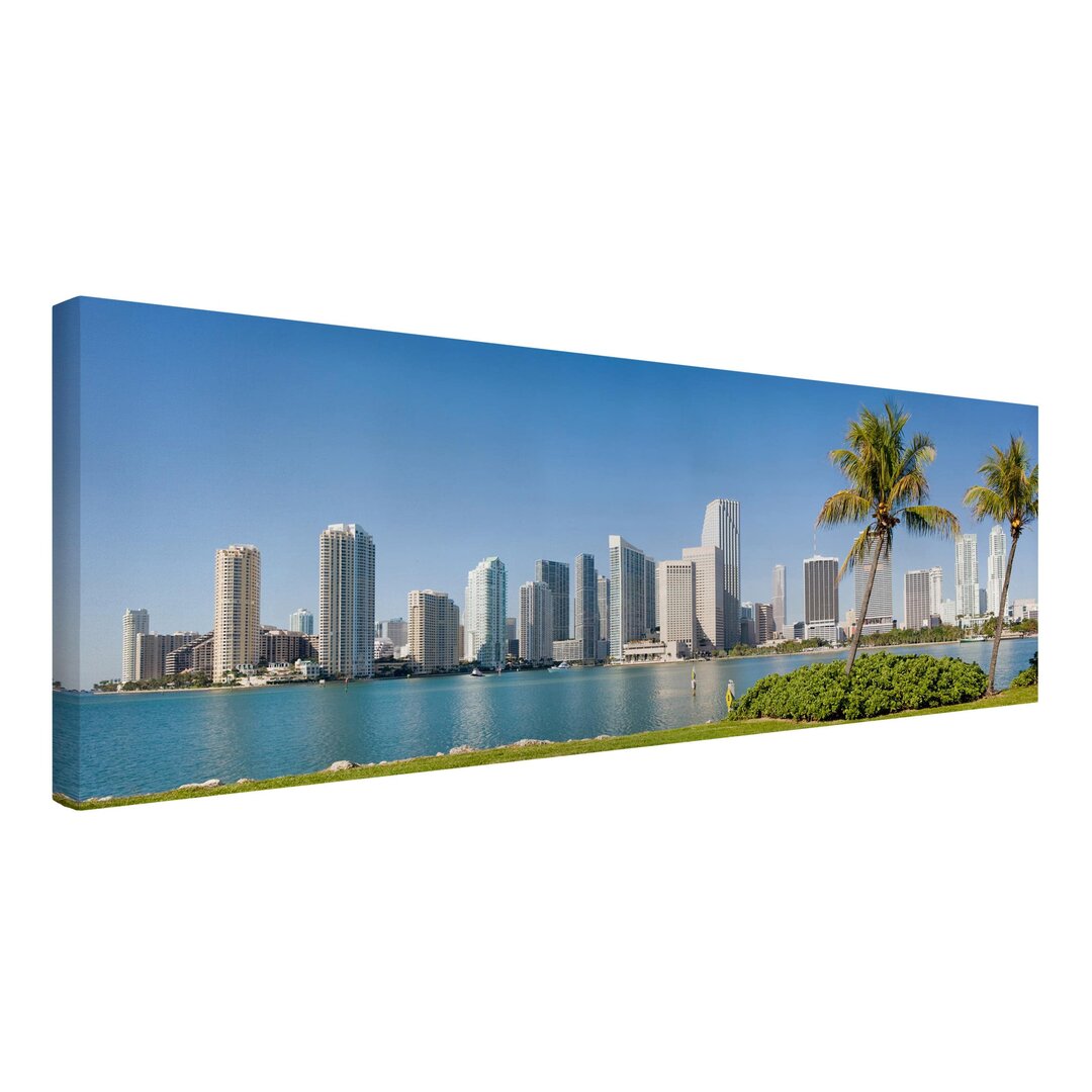 Leinwandbild Miami Beach Skyline