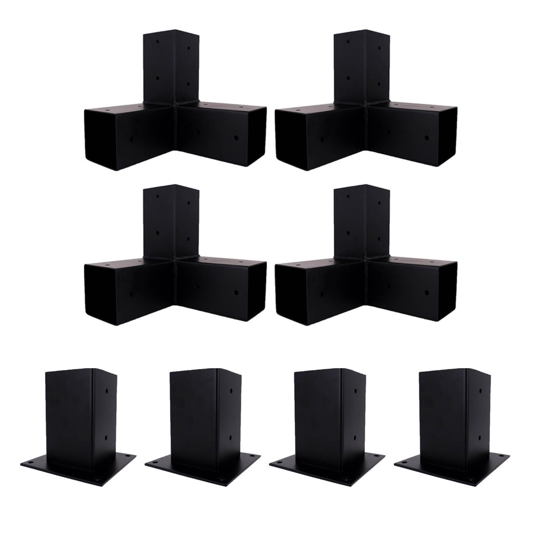 Bjorn Woodworks Black Metal DIY Kit for Pergola Bjorn Woodworks