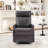 24.8" Wide Modern Manual Swivel Rocking Small Recliner Chair With 8-Point Massage Heating & Side Storage Pocket-1306071491