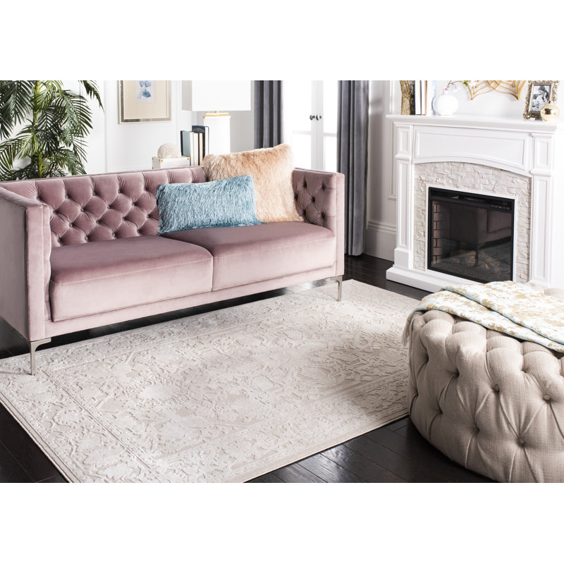 Reflection Oriental Area Rug In Creme / Ivory, Rectangle 122cm x 183cm