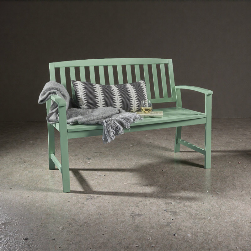 Banc en bois de style campagnard, Menthe