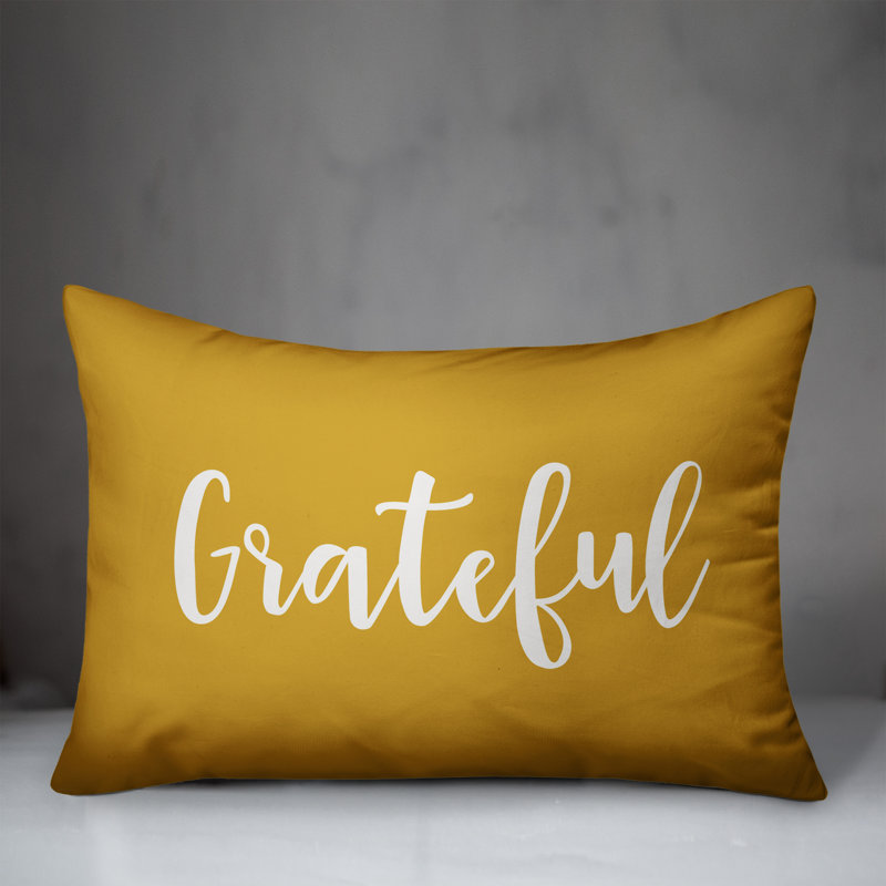  Coussin lombaire Grateful, Moutarde