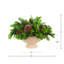 Evergreen Centerpiece with Pinecones