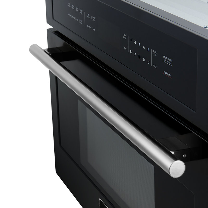 Oliena Espresso Black 30 Inch Built-In Microwave Convection Oven, 1.6 cu.ft., 1000W/1750W