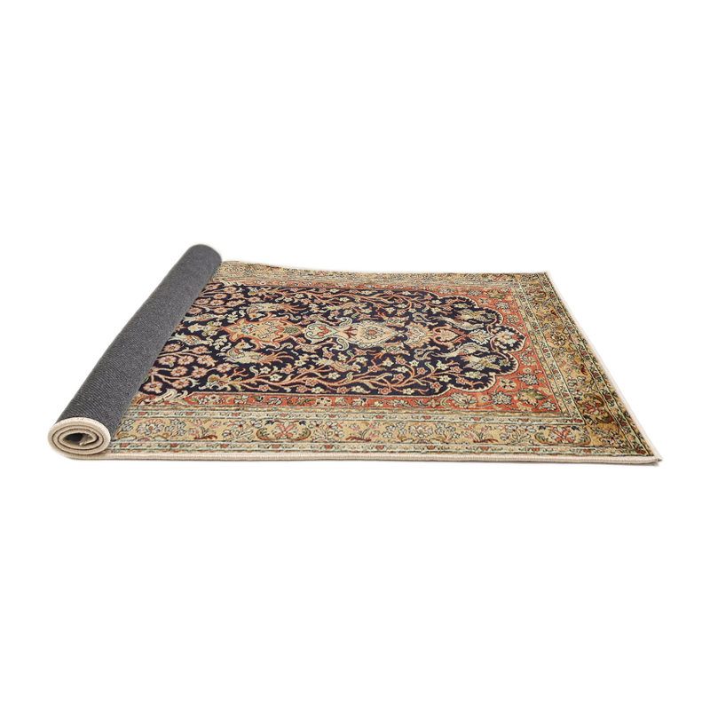 Tapis traditionnel gris / brun, Rectangle 8 pi x 10 pi