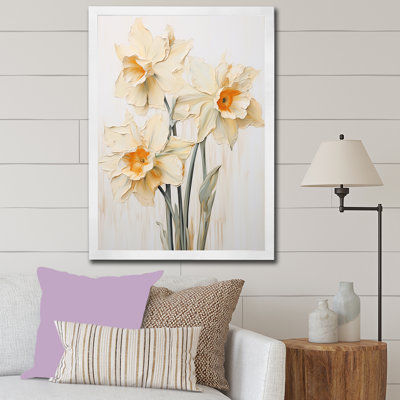 Minimalisme - jonquilles beige - jonquilles