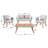 4 Piece Sofa Seating Group with Cushions-1162300996
